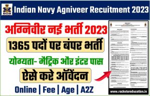 Indian Navy Agniveer Recuitment 2023