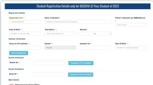Bihar Board Inter Pass Scholarship 2023: Approve and Payment Form 2023 ऐसे भरें।
