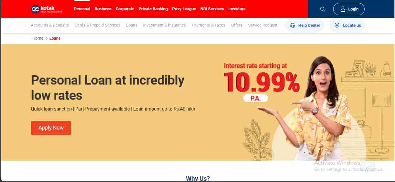 Kotak Mahindra Bank Personal Loan Online Apply 2024कोटक महिंद्रा बैंक