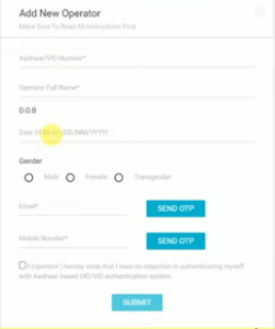 CSC Operator ID Online Registration 2024 
