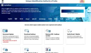 Aadhaar Card Update