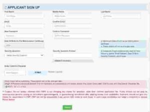 ITBP Head Constable Online Form 2024