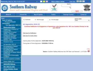 RRC SR Apprentice Vacancy 2024 - दसवीं पास युवाओं के लिए रेलवे अप्रेंटिस के लिए निकल गई वैकेंसी, जाने कैसे कर सकते हैं आवेदन RRC SR Apprentice Vacancy 2024