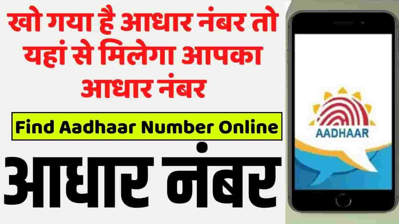 Find Aadhaar Number Online