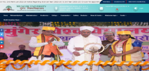 Munger University UG 2nd Semester Exam Program 2024