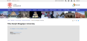 TMBU University PG Admission 2024-26