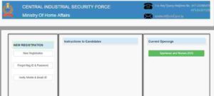 Step By Step Online Apply Process For CISF Constable Fireman 2024 