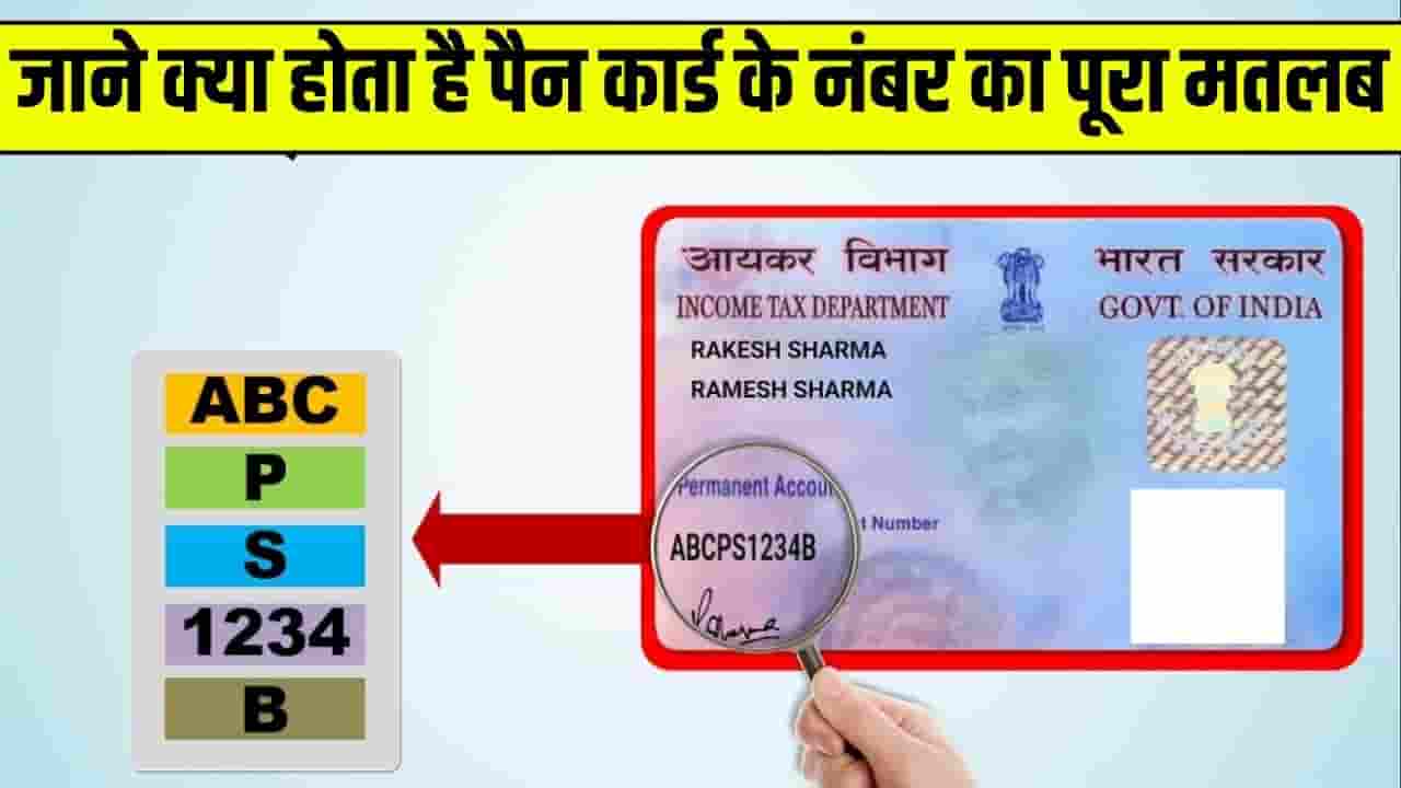 Meaning Of 10 Alphanumeric Number In PAN Card