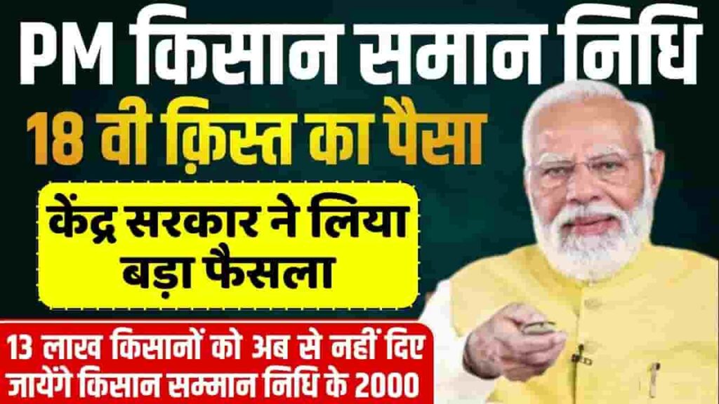 PM Kisan 18th Instalment 2024