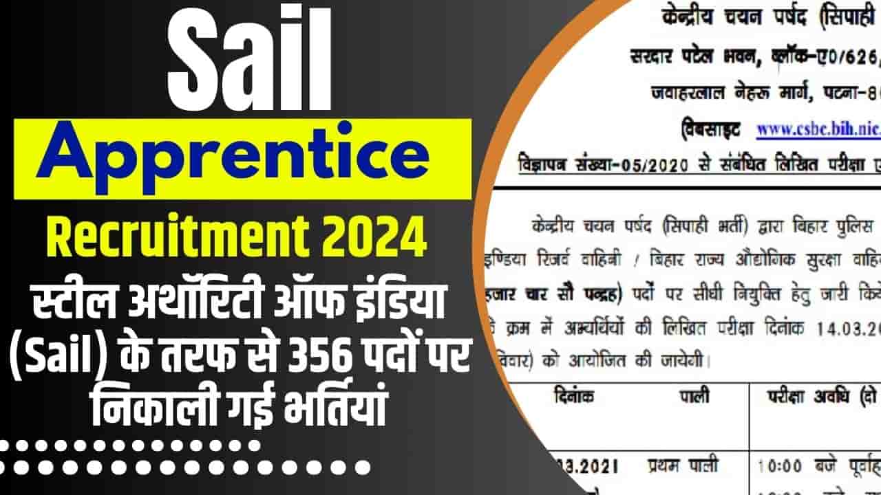 Sail Apprentice Recruitment 2024