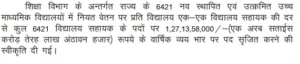 Bihar Vidyalaya Sahayak Recruitment 2024 